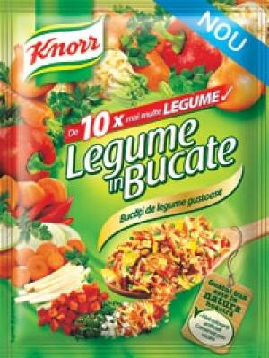 Knorr lanseaza condimentul universal Legume in Bucate, exclusiv pentru consumatorii romani